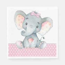 Servilleta De Papel Pantalones de papel para elefante chica Baby Showe