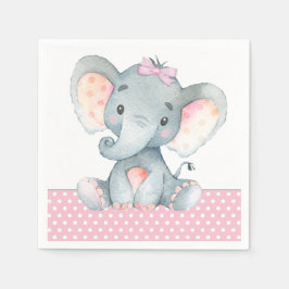 Servilleta De Papel Pantalones de papel para elefante chica Baby Showe