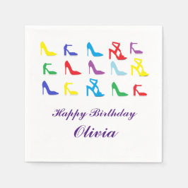 Servilleta De Papel Pantalones de papel "Shoes" personalizados