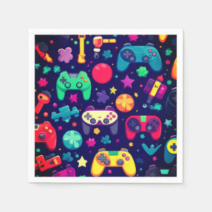 Servilleta De Papel Pantalones del partido de cumpleaños Retro Gamer A