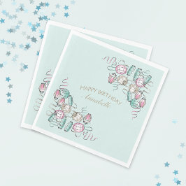 Servilleta De Papel Pantalones Fiestas de linternas y cintas de China