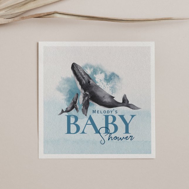 Servilleta De Papel Pantalones modernos de Baby Shower Rustic Ocean (Subido por el creador)