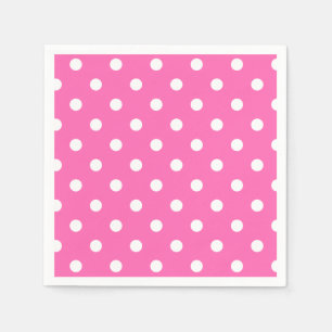 Servilleta De Papel Pantalones rosados calientes de gran punto