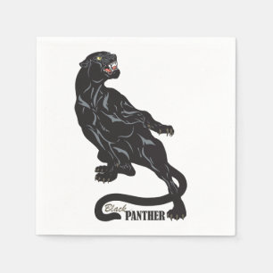 Servilleta De Papel pantera negra