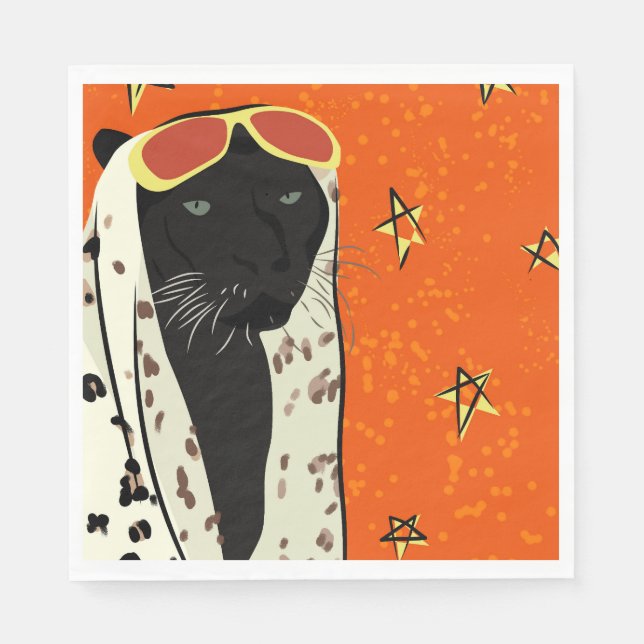 Servilleta De Papel Panther en el estilo (Anverso)