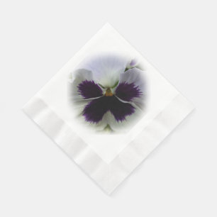 Servilleta De Papel Pañuelo morado y blanco