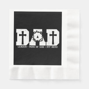Servilleta De Papel Papá Bendito Padre Cruz Cristiano Religioso Padre
