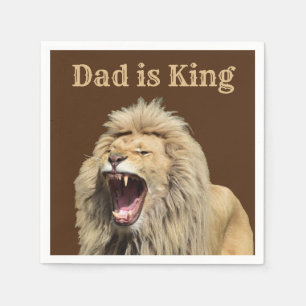 Servilleta De Papel Papá es el Fiesta del Día del Rey Padre