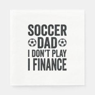 Servilleta De Papel Papá Fútbol No Juego Financio Camiseta Vintage_