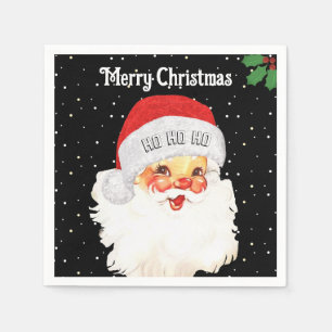 Servilleta De Papel Papá Noel de Navidad JI JI JI