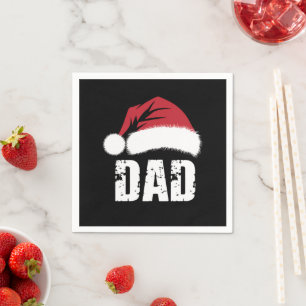 Servilleta De Papel Papá Papá Navidades Papá Noel Matando A Pajamas Pa