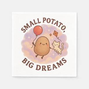 Servilleta De Papel Papa pequeña grandes sueños – Motivación adorable