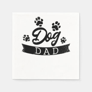 Servilleta De Papel Papá Perro Diseño Divertido - Idea de regalo para 