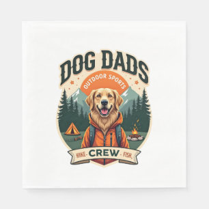 Servilleta De Papel Papás Perros Vintage Tripulación De Deportes Al Ai