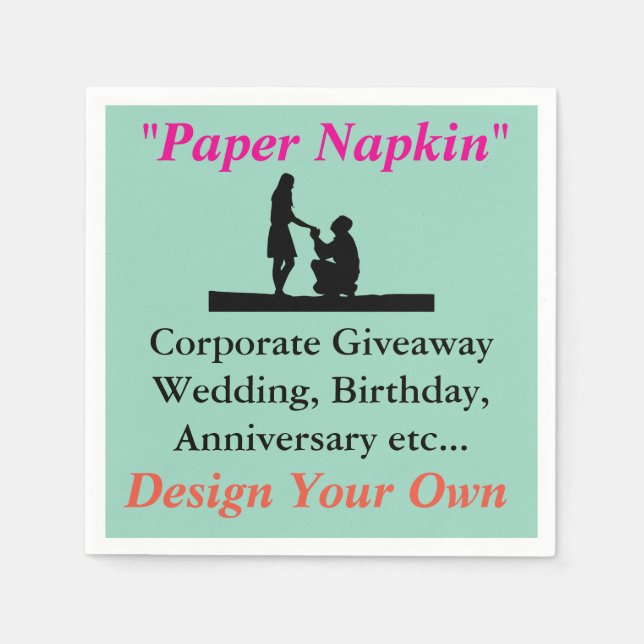 Servilleta De Papel Papel (Anverso)