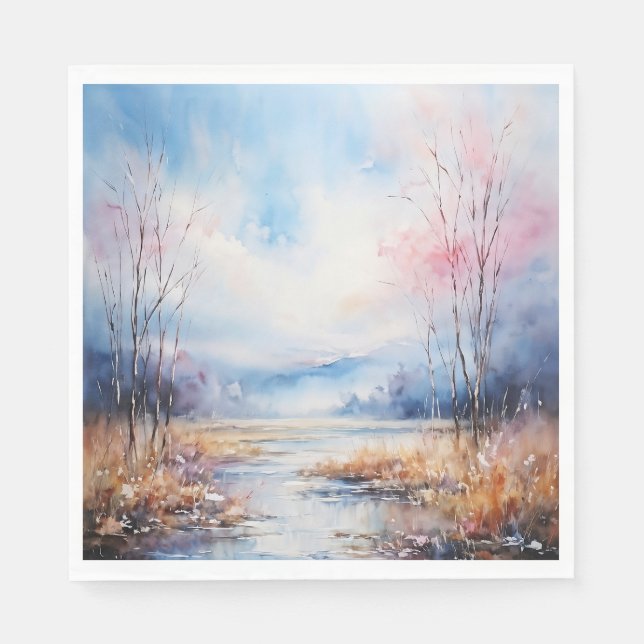 Servilleta De Papel Papel acuático (Anverso)