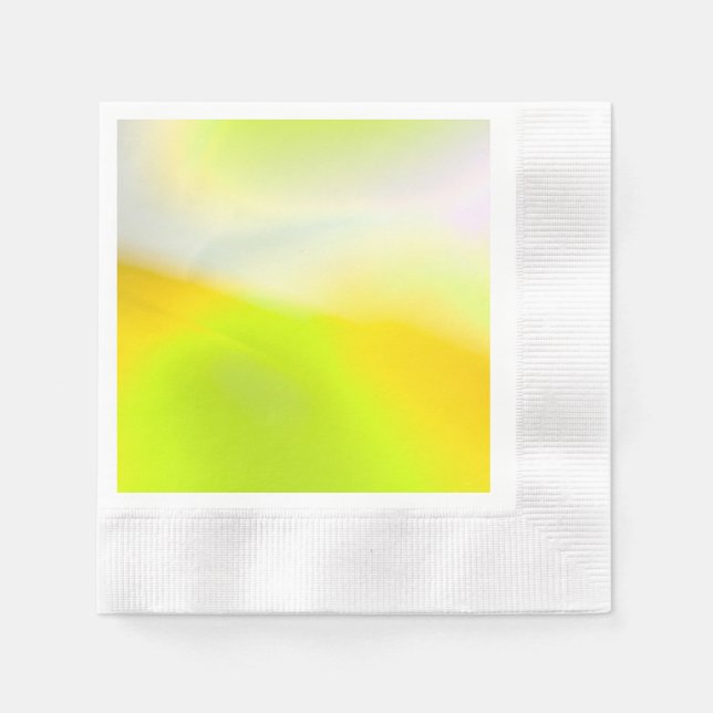 Servilleta De Papel Papel amarillo limón Napkin (Anverso)