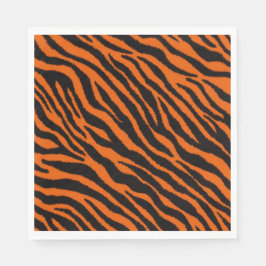 Servilleta De Papel Papel animal de Safari impreso en tigre
