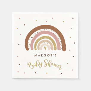 Servilleta De Papel Papel arcoiris negro pastel en el arco iris