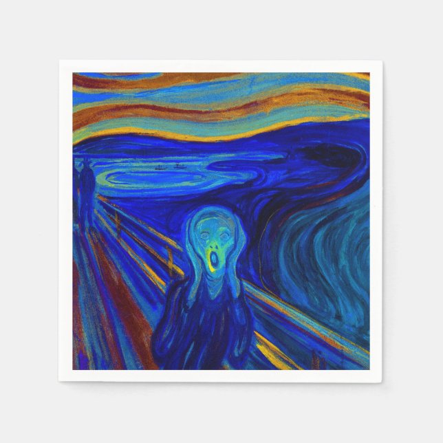Servilleta De Papel Papel azul (Anverso)