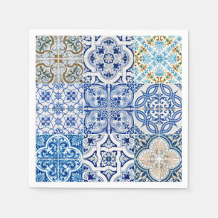 Servilleta De Papel Papel azul