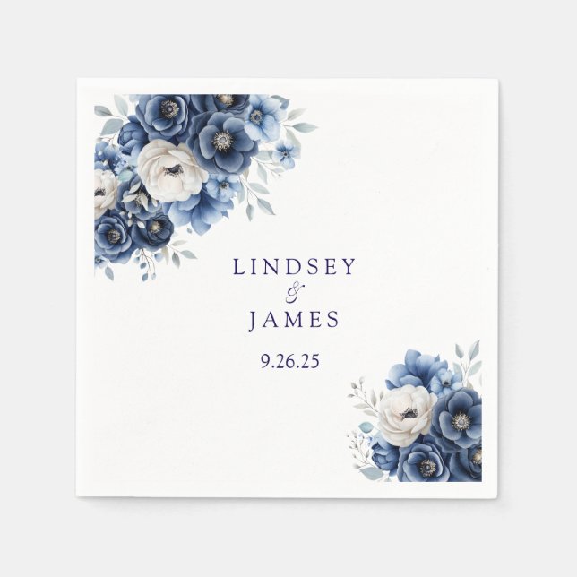 Servilleta De Papel Papel boda (Anverso)