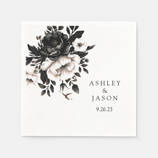 Servilleta De Papel Papel boda (Anverso)