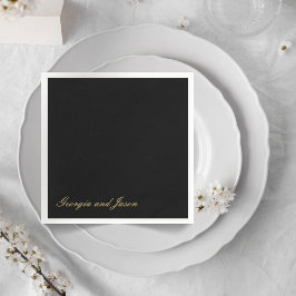 Servilleta De Papel Papel boda de lujo de estilo moderno