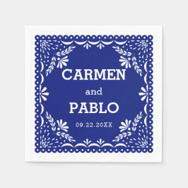 Servilleta De Papel Papel colorido de Papel Picado Boda mexicano