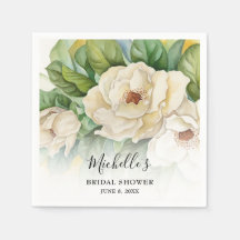 Papel con Nombres para Bridal Shower de Acuarela F