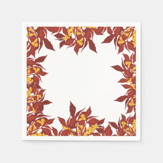 Servilleta De Papel Papel con tema de otoño