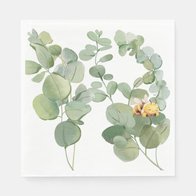 Servilleta De Papel Papel de abeja dormido (Anverso)