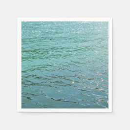 Servilleta De Papel Papel de agua azul bonito