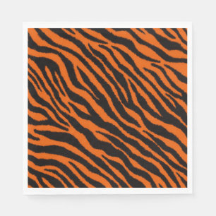 Servilleta De Papel Papel de Animal Safari Estampado de Tigre