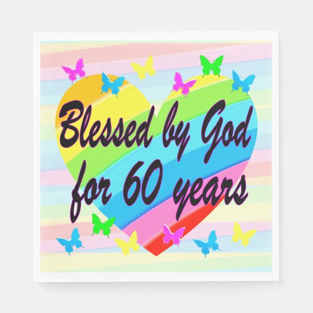 SERVILLETA DE PAPEL PAPEL DE BENDICIONES DE CUMPLEAÑOS NAPKINS (Anverso)