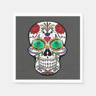 Servilleta De Papel Papel de calavera