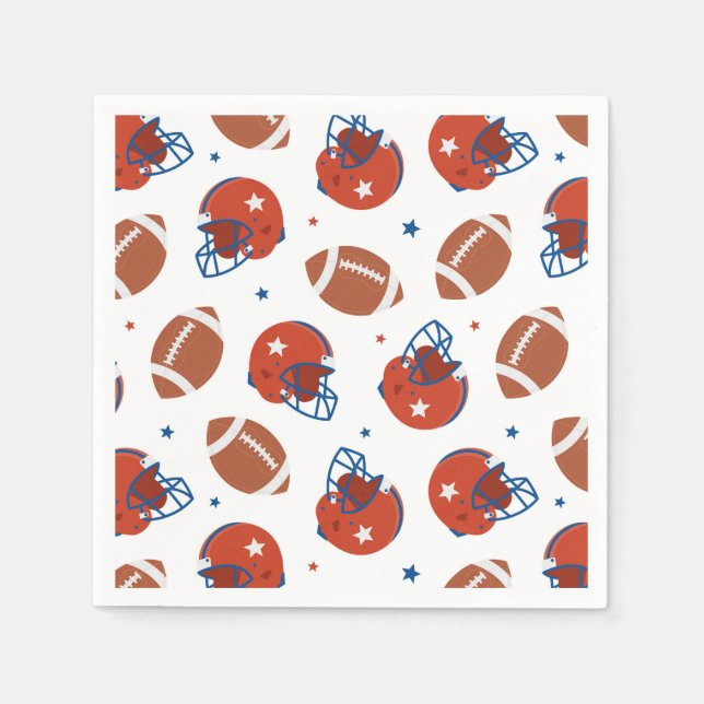 Servilleta De Papel Papel de Casco de Fútbol (Anverso)