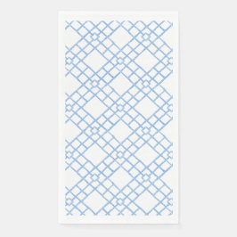 Servilleta De Papel Papel de Celosía de Bambú Azul