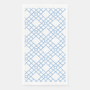 Servilleta De Papel Papel de Celosía de Bambú Azul
