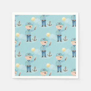 Servilleta De Papel Papel de chico pirata