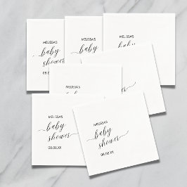 Servilleta De Papel Papel de cóctel Napkin Moderno Minimalista Simple