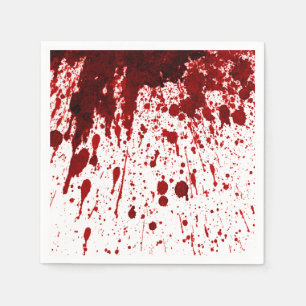 Servilleta De Papel Papel de cóctel Napkin Splatter Vampire Gothi