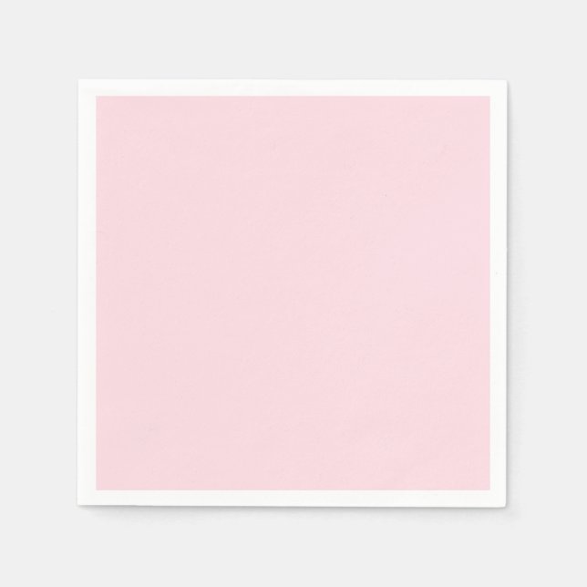 Servilleta De Papel Papel de coctel rosa estándar de cerdo (Anverso)