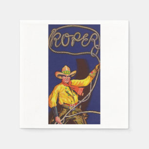 Servilleta De Papel Papel de Cowboy Roper