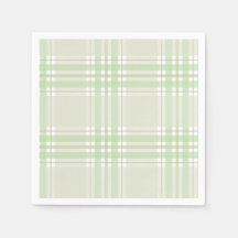 Papel de cuadros verde salvia para baby shower de 