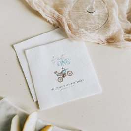 Servilleta De Papel Papel de cumpleaños rápida de una bicicleta sucia