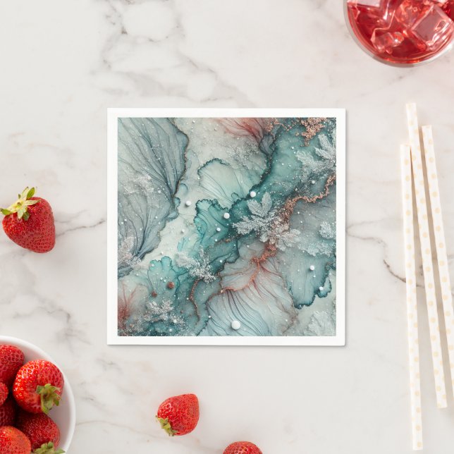 Servilleta De Papel Papel de decoupage con tinta al alcohol para Mañan (In situ)