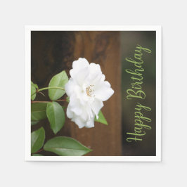 Servilleta De Papel Papel De Estilo Verde Y Blanco Marrón