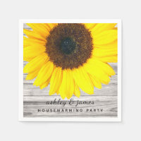 Papel de fiesta de girasol con textura de madera r