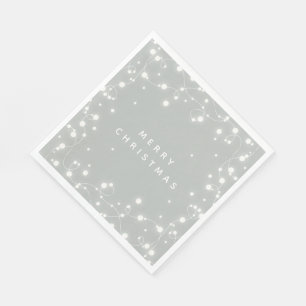Servilleta De Papel Papel de fiesta de Navidad con luces brillantes gr